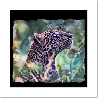 Leopard In Sunlight Posters and Art